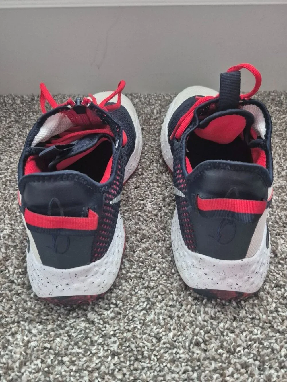 Nike PG4 USA Basketball Sneakers Gym Shoes Mens Size 8 CD5079-101 Red White Blue
